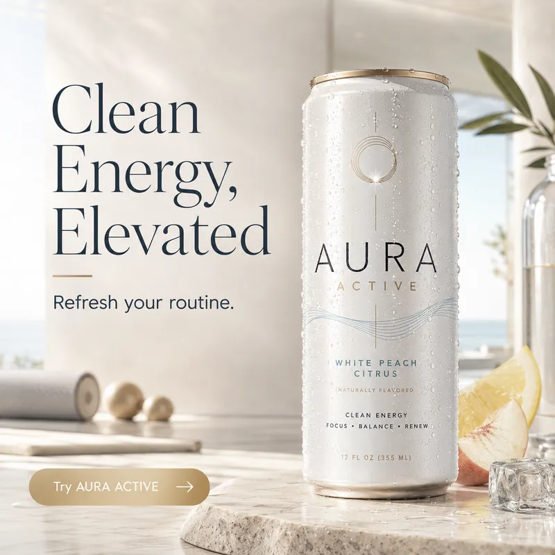 Aura Active product advertising concept