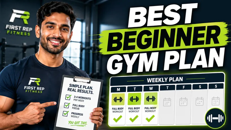 Fitness Thumbnail Design sample with headline and supporting imagery