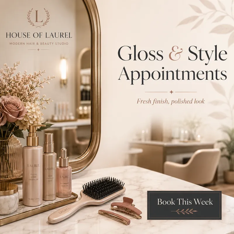 House of Laurel marketing graphic