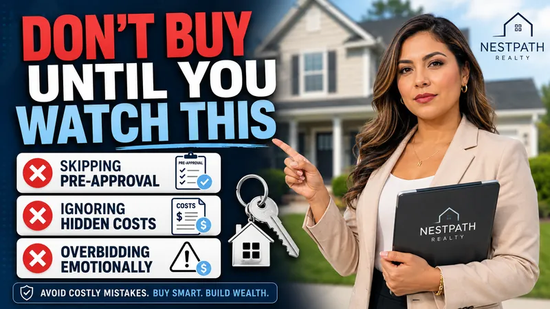 Real Estate Thumbnail Design sample with headline and supporting imagery