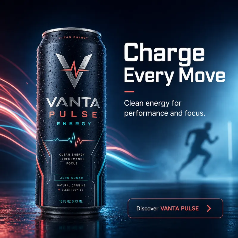 Vanta Pulse product advertising concept